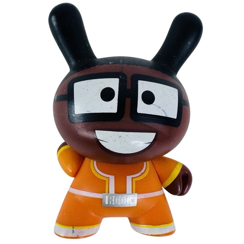 Kidrobot Yo Gabba Gabba DJ Lance‎ Rock Dunny Figurine Missing Hat Urban Vinyl